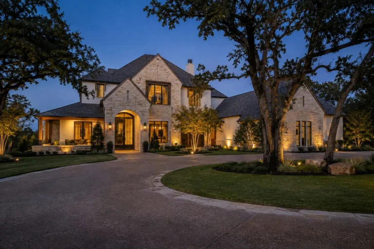 A white luxury kitchen — luxury homes for sale in North Texas