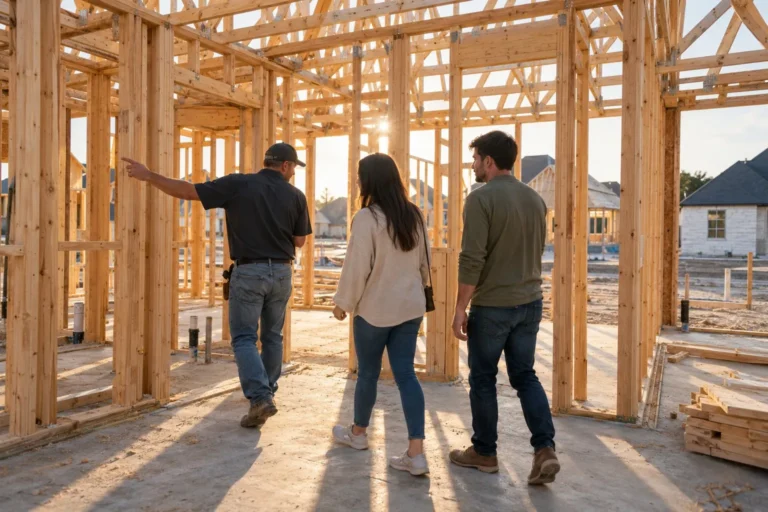 A new home under construction — new construction in North Texas with Shayla Eadler